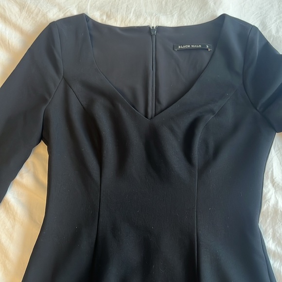 Black Halo tailored dress size 2 - Picture 5 of 9